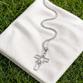 Praying Hands Cross Necklace