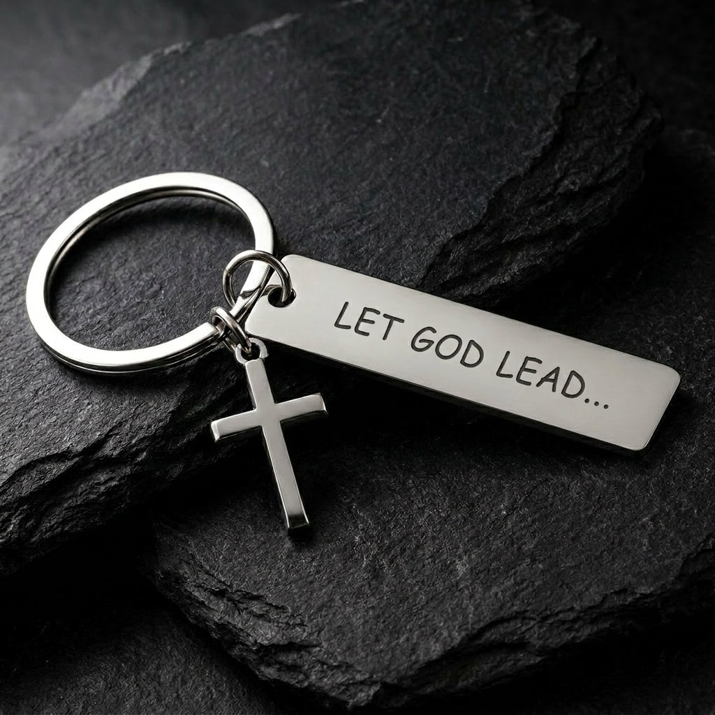 Silver Verse Keychain